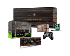 GeForce RTX 4060 Ti 8G GAMING SLIM EDICIÓN CAZADOR DE MONSTRUOS